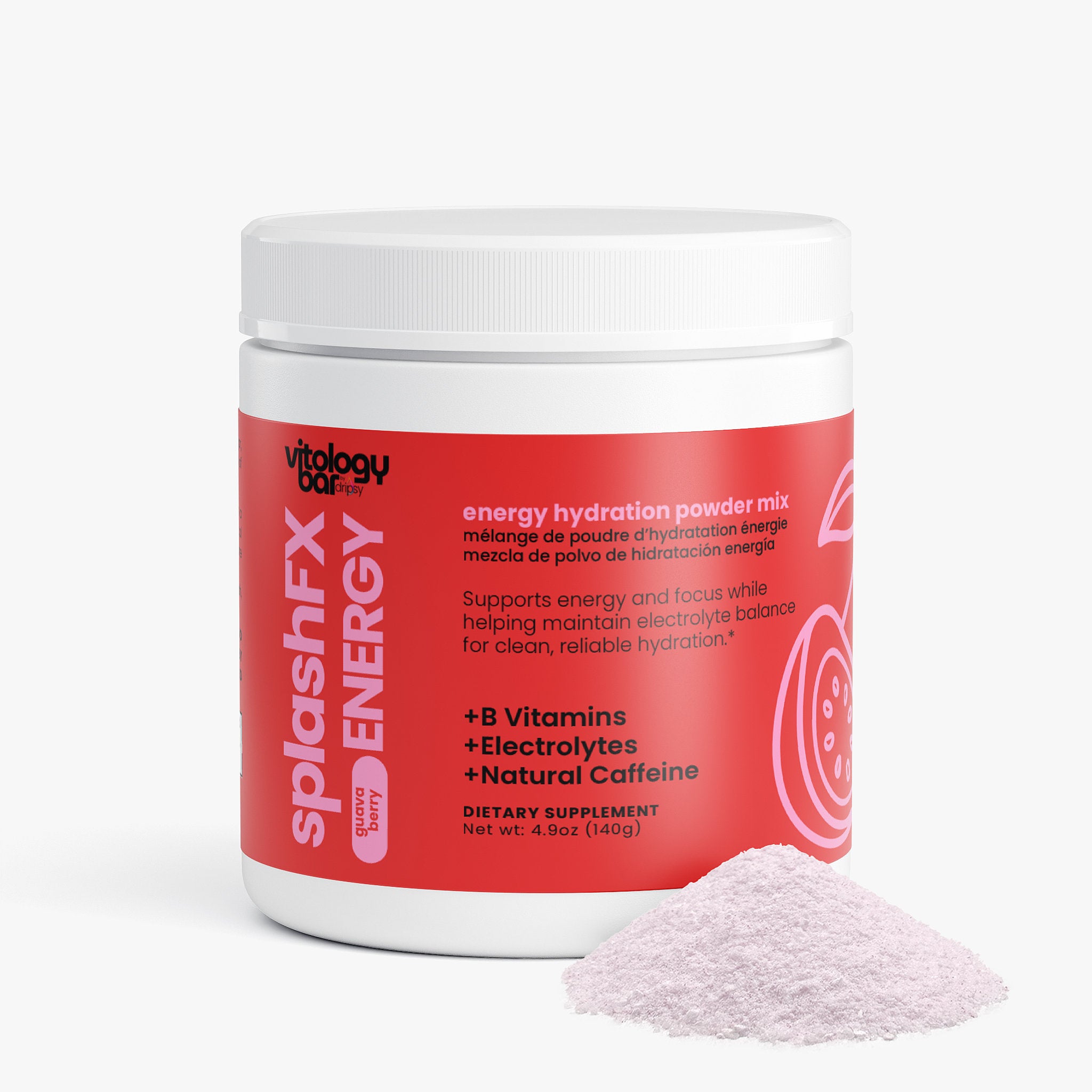 splashFX ENERGY Hydration Powder (Guava Berry)