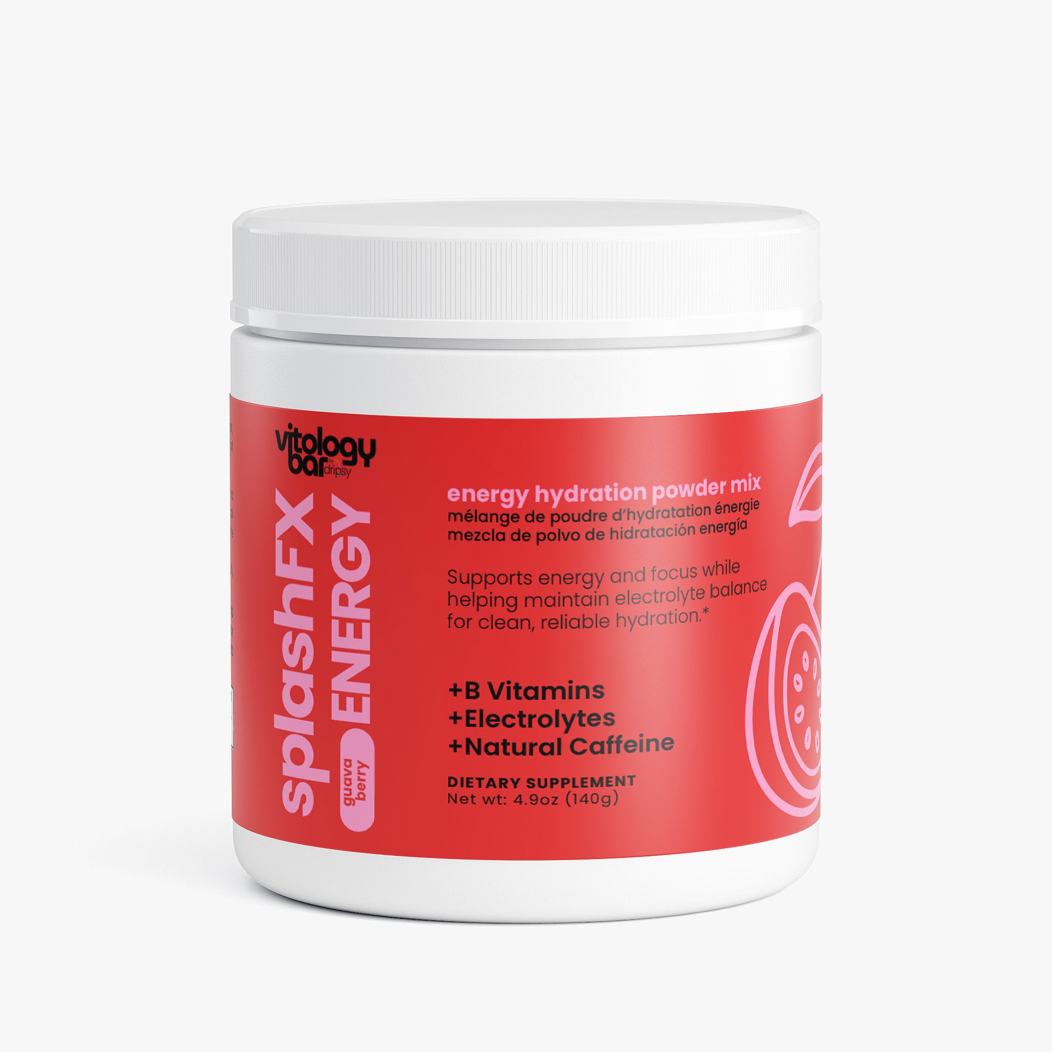 splashFX ENERGY Hydration Powder (Guava Berry)