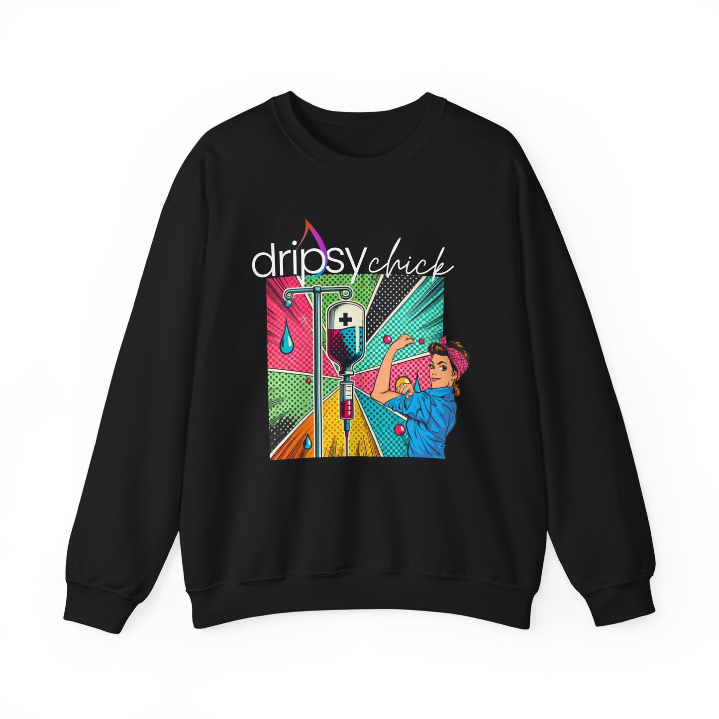 Dripsy Chick Crewneck Sweatshirt