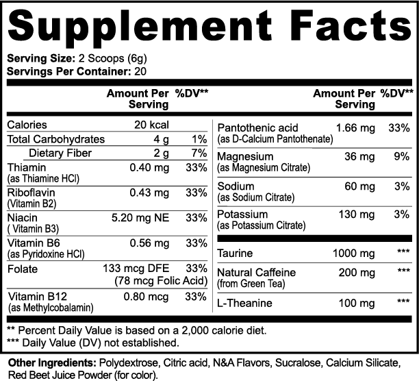 splashFX ENERGY Hydration Powder (Guava Berry)