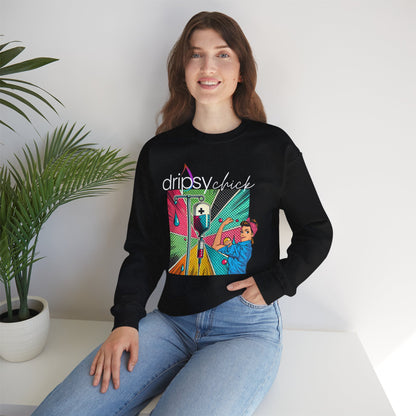 Dripsy Chick Crewneck Sweatshirt