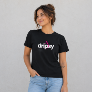 Dripsy Core Black Contrast Tee